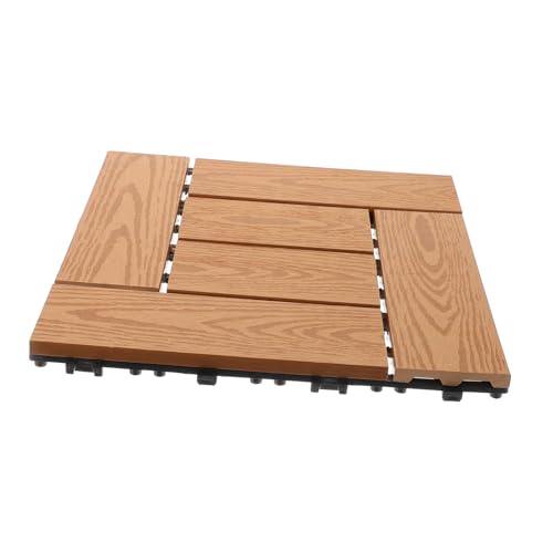 Azulejos de madera plástica Lurrose para solucionar humedades en suelos de terrazas