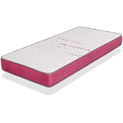 Colchón De Muelles Aspol Juvenil Alto DORMISSIMO Colchon 90X190 Cama Infantil, Altura 18 CM, AROA Spring Muelles ensacados, Viscoelastica, ergonomico y Transpirable Ideal para Camas Nido y Camas Montessori