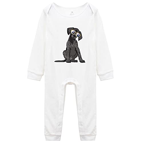 Image of Migsrater German Shorthaired Pointer Dog Baby Bodysuit Long Sleeve Rompers Infant Outfits