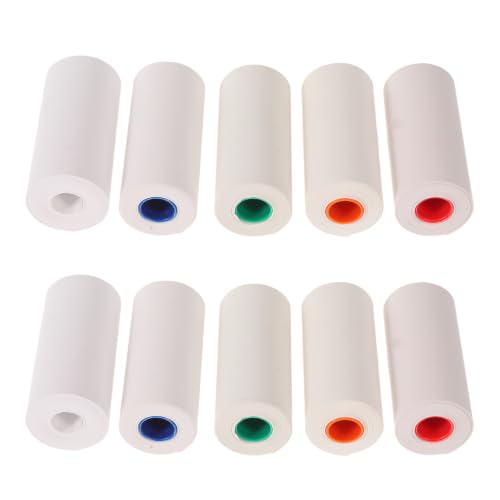 10 rollos de papel para impresora de fotos nítidas y detalladas con tecnología térmica directa