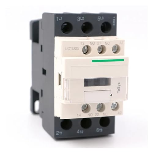 Contacteur électromagnétique LC1D25Z7 à bobine 21V CA et contacts 3NO