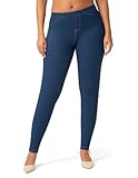 No nonsense Women's Stretch Denim Legging, Medium Wash, Medium