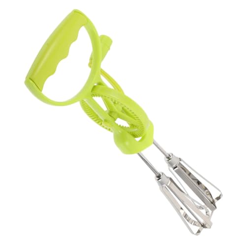 VOSAREA Hand Crank Egg Mixer Stainless Steel Manual Egg Beater Tool for Mixing Eggs Butter Kitchen Gadget for Baking Cooking