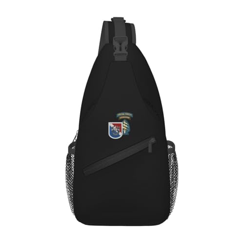 Bolso cruzado pequeño impermeable para hombre negro miniatura 2