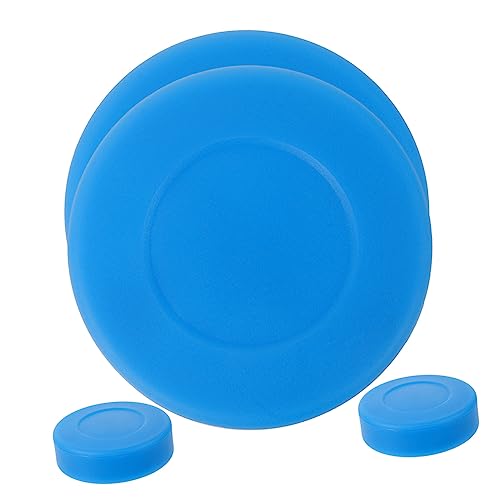 Gogogmee Ice Hockey Puck Replacement PVC Hockey Training Puck 4pcs Set for Roller Hockey Game