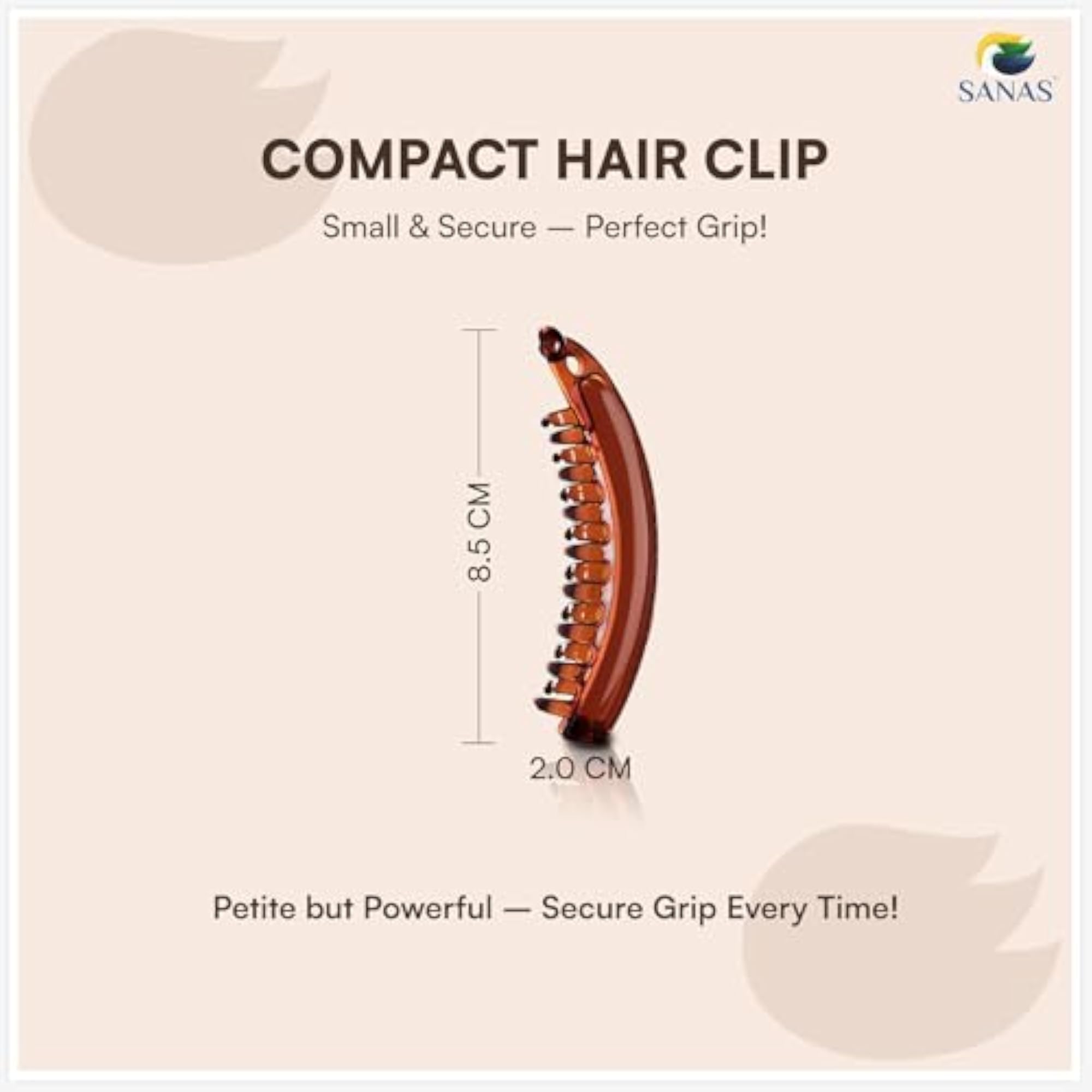 2 Pcs Fishtail Hair Clips for Women, Fancy Design