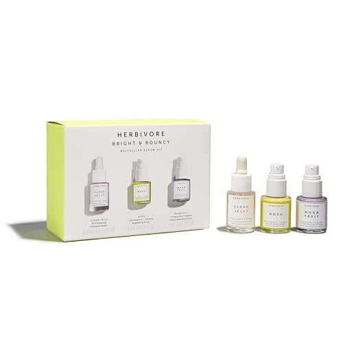 HERBIVORE Minis Gift Set | Best Sellers Skincare Collection Plant-based,