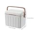 kowaku Insulated Cooler Box Ice Box Personal Portable Cold/Heat Preservation Cooler Container for Household Beach Outdoor Boat, Beige
