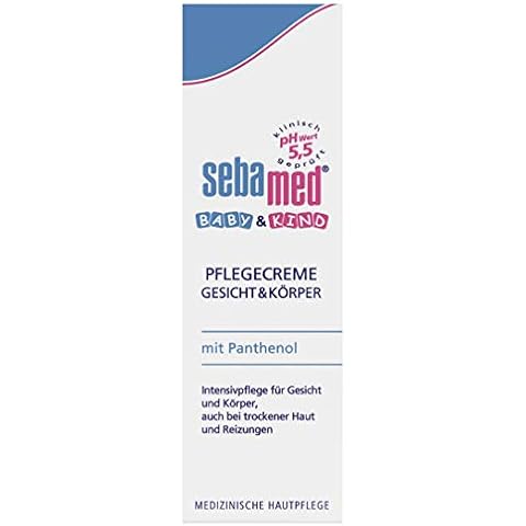 SEBAMED Baby & Kind Pflegecreme Gesicht & Körper, pflegt zarte Kinderhaut intensiv, auch bei trockener Haut und Reizungen, 75 ml (1er Pack) Cover