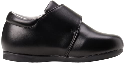 Josmo Boy's Walking Dress Shoe (Infant, Toddler), Size 4 Toddler, Black Strap #TOP4