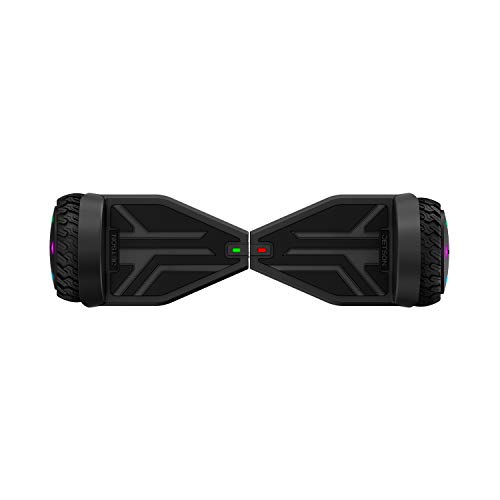 Jetson Spin All Terrain Hoverboard With Led Lights, Self-Balancing Hoverboard With Active Balance Technology, Range Of Up To 7 Miles, Ages 13+, Black, Jaero-Blk #TOP7
