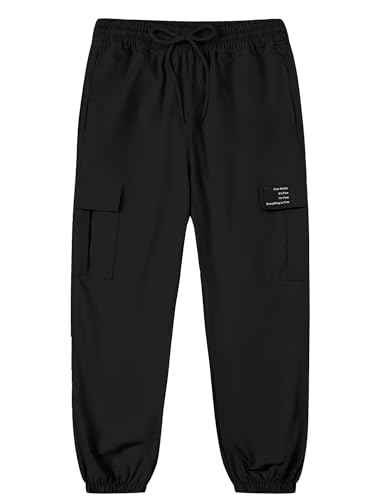 Image of SANGTREE Girls & Womens Drawstring Cargo Jogger Pants,3 Years - Women 3XL