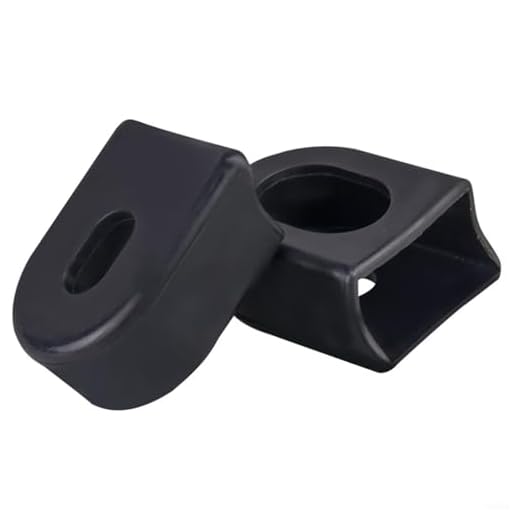 Protezioni per pedivella in gomma di alta qualità per biciclette, di lunga durata e affidabili, colore nero