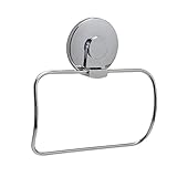 Bath Bliss Gel Suction Towel Holder | No Tools Required | Convenient Bathroom Organization | Chrome