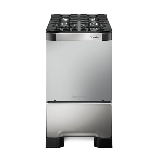 Mueller Decorato Vetro Inox (4 bocas)