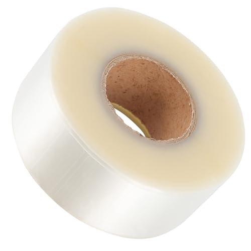 HOMOBABE Protectores Fáciles en Etiquetas Transparentes de Impermeables de Pvc Adhesivo Códigos de Barras, 1 Rollo 250 Unidades de Escanear para Bibliotecas y Hospitales