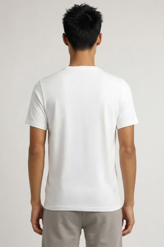 Image of Reebok Men's Casual T-Shirt - Lightweight Breathable Comfortable Regular Fit Half Sleeve Tee for Men | Round Neck Tshirt for Men Soft Tshirt
