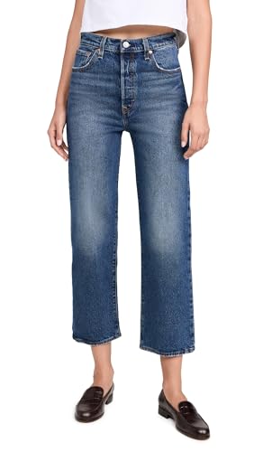 Image of Levi's Womens Premium Ribcage Straight Ankle Jeans