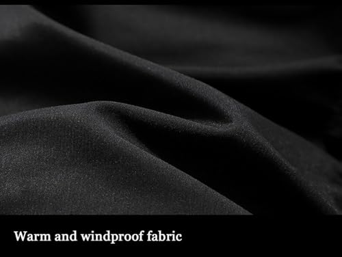 Oanviso Hombres Chaquetas de Abrigo Largos con Capucha Moda Parka Chaqueta de Plumas Básica Abrigo de Invierno Manga Larga Down Jacket Chaqueta de Plumón B Gris L - imagen 6