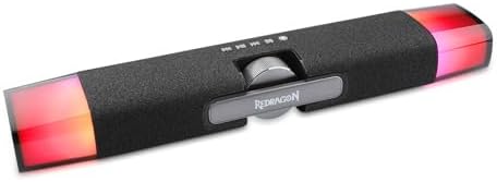 Soundbar Gamer Redragon Dora RGB Stereo USB-C com Roda de Volume ...