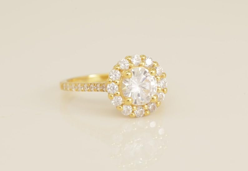 Alliance demi-éternité argent 925 bague oxyde de zirconium - 3