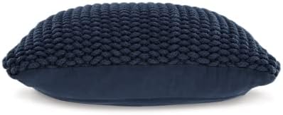 Signature Design by Ashley Renemore Casual 20" x 20" Handwoven Pillow, Blue