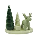  Kerzenständer Tanne/Hirsch  Weihnachtsdeko Wald  Geschenkidee  Dekoration  Weihnachtsdeko