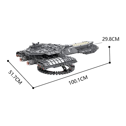 Bausteine Modell Set Stargate Daedalus 9424 Stück Weltberühmte Modulare Hausbausätze DIY Mini 3D Mini Bausteine Micro… – Bild 3