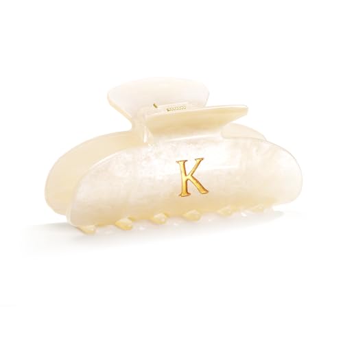 Image of Teen Girl Gifts Trendy Stuff - Initial Cute Hair Clips, Letter Elegant Hair Claw Clips, Fashion Glitter Claw Clips, Birthday Gifts for Teens Daughter Sister Christmas Gifts, Letter K