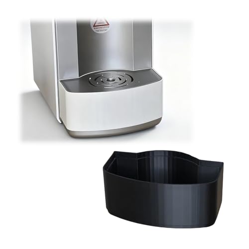 Drip Tray Riser for Aqua Global Mini & Flexible, Height Extension Adapter, Anti-Splash Stand for Easy Bottle Changing, No-Tool Snap-On Installation, Spill Prevention Accessory (white)