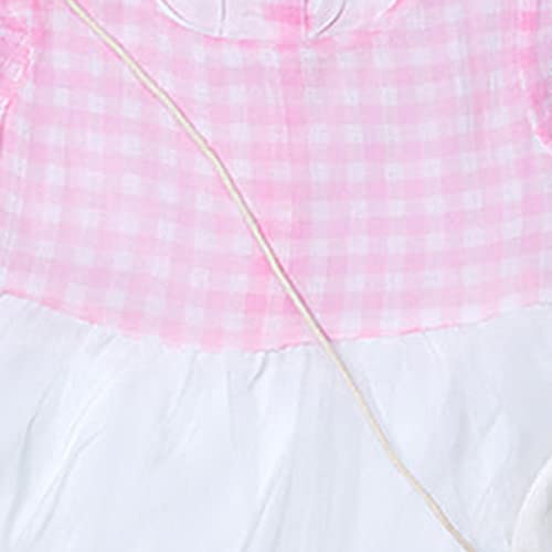 Image of Hopscotch Girls Cotton Short Sleeves Printed Blouse in Pink Color