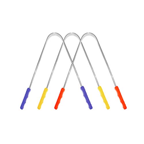 Image of steel Tongue Cleaners for adult pack of (3)