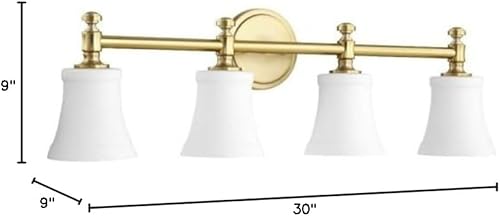 Miniatura 6 de Quorum 5122-4-80 Vanidad de cuatro luces, latón-antiguo