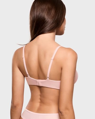 Image of INLYRIC Women's Unlined Balconette Bra Tshirt Underwire