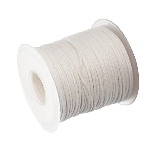 ERINGOGO 2Rolls Braided Candle Wicks Total for Candle Making for Pillar Taper Candles Works with Wick Tabs Easy to Cut for Custom Lengths