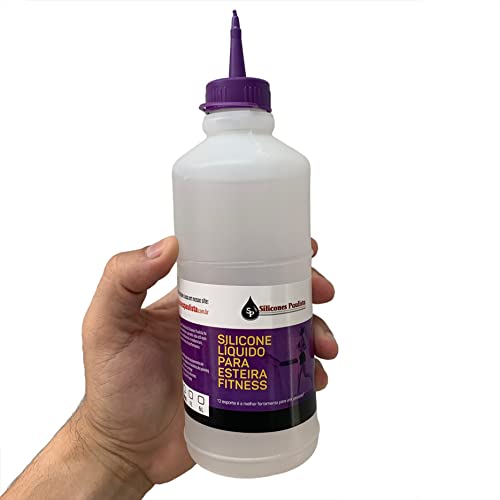 Silicone 500ml Profissional Para Lubrificar Esteira Elétrica Retira Ruído Paulista