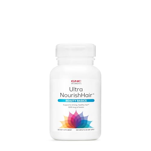 GNC Women's Ultra NourishHair Vitamins | Supports Healthy Hair, Skin