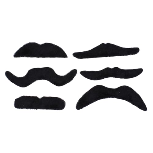 Kabello Fake Mustache for Fancy Dress Competitions | Annual Functions | School Events | Marriage Party | Birthday Return Gift (Black) Set of 7 (B0CCP2L7NW) Amazon Price History, Amazon Price Tracker