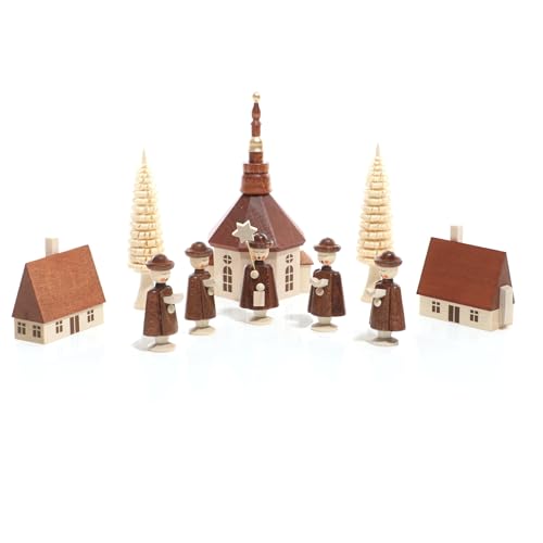 Rudolphs Schatzkiste Tischdeko Kurrende BxHxT(Kirche) ca 7x11x7 cm NEU...