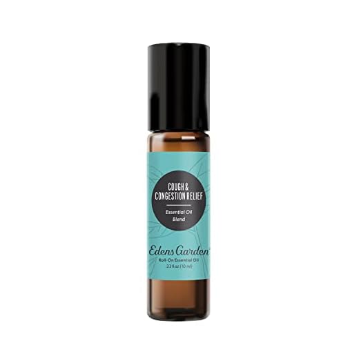 Edens Garden Cough & Congestion Relief Essential Oil Blend, Best for Sinus, Coughing & Headaches, 100% Pure & Natural Premium Best Recipe Therapeutic Aromatherapy Essential Oil Blends 10 ml Roll-On