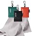 SEIBER Microfiber Eyeglass Cleaning Cloths with Neoprene Pouch - 7x7 Inch | for Sunglasses, Camera Lenses, Laptop Screens‌ | Self-Closing Bottom(3PCS,BK OR GRN)