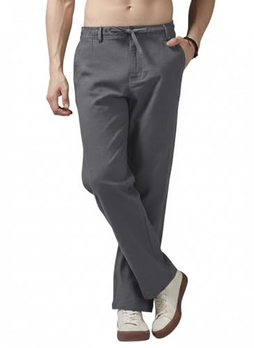 Image of Men's Multi Color Cargo Casual Trousers | Men's Regular Fit Straight Pants | Comfortable Stylish Cargo for Men | Soft Fabric for Everyday Wear, Travel & Office | Linen Cotton Bottom Wear
