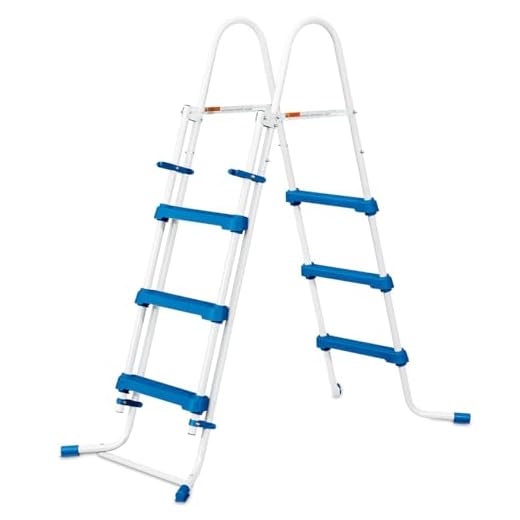 Summer Waves Escalera De Seguridad Para Piscinas Con Peldaños Deslizantes 91 Cm