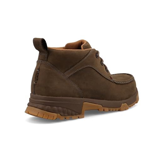 Twisted X Men's Work Chukka Driving Moc, Moc Toe Nano Toe with CellStretch3