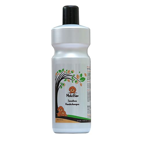 Moki Bär Hundeshampoo Sensitiv mit wertvollem Arganöl aus Marokko I Für Welpen geeignet I Made in Germany (1000ml) Cover