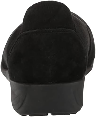 Propét Men's Yara Ballet Flat, Black Suede, 10 Wide US | Image 2