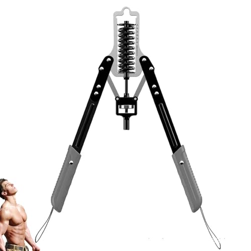 Adorable Home Chest Expander, Shoulder Muscle Training Fitness Equipment, Adjustable Thickened Carbon Steel Wear-Resistant Non-Slip Handle Abdominal Builder Grip Bar