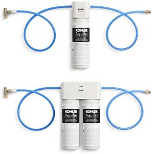 KOHLER 77688-NA 정수 필터, 대수층 교체 필터 카트리지 (2팩), 2개(1팩), 화이트 — 사진 3