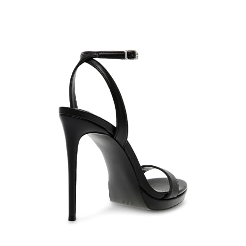 Image of Steve Madden Wafer 4.5 inch High Heels for Women - Women's Open Toe Stiletto Heels with Ankle Strap