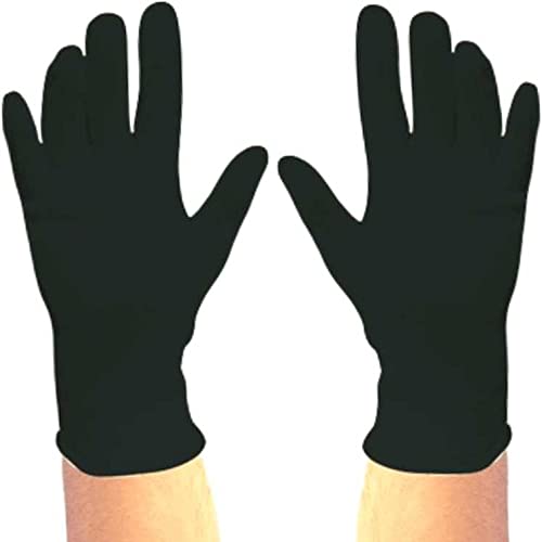 Women Protective Half Hand Gloves Black Colour Pack of 1-image-0